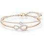 Swarovski Womens Infinity Jewelry Collections, Rhodium Finish, Rose Gold Finish, Clear Crystals