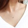 Boma Jewelry Sterling Silver Marcasite Chevron V Necklace, 18 Inches