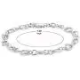 Vanbelle Sterling Silver Jewelry Hand-Made Fancy Link Chain Bracelets with Rhodium Plating for Women and Girls