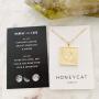 HONEYCAT Sun Goddess Necklace in Gold, Rose Gold, or Silver | Minimalist, Delicate Jewelry