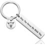 ENSIANTH Yoda Keychain May The Force Be with You Keychain Star Wars Movie Star Wars Gift Funny Gift