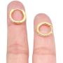 HypoallergenicHypoallergenic neutral medical steel small cubic zircon Huggie hoop earrings,Color：Gold - Silver - Rose Gold - Black, Diameter 6 - 8 - 10 - 12 - 14 - 16 - 18mm, Thickness 2mm - 2.5mm, 18G Hypoallergenic,