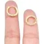HypoallergenicHypoallergenic neutral medical steel small cubic zircon Huggie hoop earrings,Color：Gold - Silver - Rose Gold - Black, Diameter 6 - 8 - 10 - 12 - 14 - 16 - 18mm, Thickness 2mm - 2.5mm, 18G Hypoallergenic,