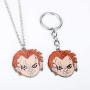 Winssi Childs Play Curse of Chucky Necklace for Fans Cosplay Costume Jewelry