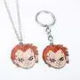 Winssi Childs Play Curse of Chucky Necklace for Fans Cosplay Costume Jewelry Winssi Childs Play Curse of Chucky Necklace for Fans Cosplay Costume Jewelry