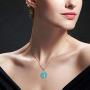 APOTIE 925 Silver Celtic Knot Tree of Life Jewelry Pendant Necklace Drop Hook Earrings Mother Day Jewelry for Mom Women Girls