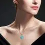 APOTIE 925 Silver Celtic Knot Tree of Life Jewelry Pendant Necklace Drop Hook Earrings Mother Day Jewelry for Mom Women Girls