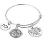 Nimteve Graduation Gifts for Women Girls, Graduation Bangle Bracelet Gifts for Her, Grad Gifts for Graduates Friends Inspirational Message Motivational Jewelry