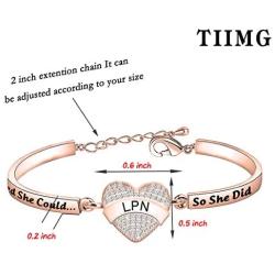 TIIMG LPN Gift Licensed Practical Nurse Gift Nursing Graduation Gift LPN Nurse Graduate Gift She Believed She Could So She Did Medical Graduation Gift
