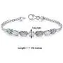Created Opal Bracelet Sterling Silver Oval Cabochon 1.25 Carats Created Opal Bracelet Sterling Silver Oval Cabochon 1.25 Carats