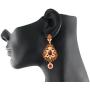 Touchstone Indian Bollywood Intricately Crafted Diamond Look Rhinestone Crystal Colorful Wedding Designer Jewelry Necklace Set in Gold and Silver Tone for Women.