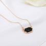 MissNity Colorful Faux Druzy Jewelry Set Drusy Necklace Dangle Earring Ring Silver Plated Hexagon Pendant for Girls