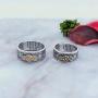 JAJAFOOK 990 Silver FENG Shui PIXIU MANI Amulet Lucky Wealth Buddhist Jewelry Adjustable Ring