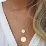Yean Sequin Pendant Necklace Layered Coin Necklaces Gold Jewelry Chain for Women and Girls Yean Sequin Pendant Necklace Layered Coin Necklaces Gold Jewelry Chain for Women and Girls