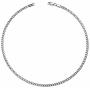 AmyRT Jewelry 4.5mm Titanium Steel Mens Beveled Curb Link Chain Silver Gold Necklace 16 to 30 Inches