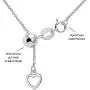 Sterling Silver Adjustable Rolo Bolo Chain Necklace Up to 20'' Inches