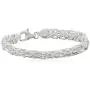 Sterling Silver Byzantine Link Bracelet, 7.5''