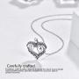 Horse Necklace Sterling Silver Horse Necklace Jewelry Gifts and Heart Shape Horse Pendant for Horse Lover Children Women Girls