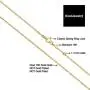 Kooljewelry 10k Yellow Gold Singapore Chain Necklace (0.7 mm, 1 mm, 1.4 mm, 1.7 mm) Kooljewelry 10k Yellow Gold Singapore Chain Necklace (0.7 mm, 1 mm, 1.4 mm, 1.7 mm)