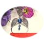 Vintage Antique Silver Eagle Crown Diadem Pendant 20inch Chain-link Necklace