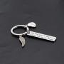 Gzrlyf Memorial Keychain God Has You in His Arm I Have You in My Heart Sympathy Gifts for Loss of Loved One