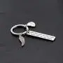 Gzrlyf Memorial Keychain God Has You in His Arm I Have You in My Heart Sympathy Gifts for Loss of Loved One