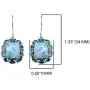 YoTreasure 13.39 Cts. Larimar London Blue Topaz 925 Sterling Silver Earrings
