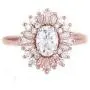 Women Rings Statement Cocktail Ring for Womens Vintage Style Starburst Sunburst Ring | Unique Design Rose Gold Plated Cubic Zirconia Fashion Jewelry Women Rings Statement Cocktail Ring for Womens Vintage Style Starburst Sunburst Ring | Unique Design Rose Gold Plated Cubic Zirconia Fashion Jewelry