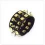 Nsitbbuery Punk Rivet Bracelet Spike Wide Leather Wristband Bracelet Nsitbbuery Punk Rivet Bracelet Spike Wide Leather Wristband Bracelet