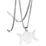 Stainless Steel Wiccan Triple Moon Goddess Symbol Pendant Necklace Jewelry for Men Women,24'' Chain Stainless Steel Wiccan Triple Moon Goddess Symbol Pendant Necklace Jewelry for Men Women,24'' Chain
