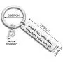 WUSUANED Who Tells Your Story Hamilton Quote Keychain Broadway Musical Inspired Jewelry