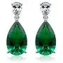 KIERA COUTURE Emerald Pear Drop Earring KIERA COUTURE Emerald Pear Drop Earring