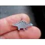 Mark Poulin Womens Pewter Necklace Stegosaurus Dinosaur Charm on 18'' Chain for Women and Girls Mark Poulin Womens Pewter Necklace Stegosaurus Dinosaur Charm on 18'' Chain for Women and Girls