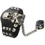 MIXIA Vintage Gothic Leather Snake Animal Finger Adjustable Ring Set Steampunk Skull Wolf Head Charm Hand Chain Harness Slave Bracelets Bangle MIXIA Vintage Gothic Leather Snake Animal Finger Adjustable Ring Set Steampunk Skull Wolf Head Charm Hand Chain Harness Slave Bracelets Bangle