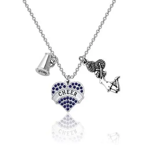 Gzrlyf Cheer Necklace Cheerleader Jewelry Cheerleading Gifts Cheer Gifts for Cheerleaders Gzrlyf Cheer Necklace Cheerleader Jewelry Cheerleading Gifts Cheer Gifts for Cheerleaders