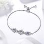 Aurora Tears 925 Sterling Silver Hamsa Jewelry Women Hand of Fatima with Evil Eye Pendant/Earring/Bracelet Hamsa Hand/David Star Lucky Crystal Protection Amulet Jewellery