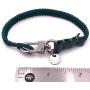 Mens Hand-Knotted Chevron Bracelet - Green