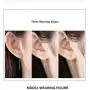 18K Real Gold Tiny Threader Earrings for women, Yellow Gold 4mm Dangle Star Earrings Ear Line Hypoallergenic Jewelry for Her, Mom, Wife, Girls, Teens 18K Real Gold Tiny Threader Earrings for women, Yellow Gold 4mm Dangle Star Earrings Ear Line Hypoallergenic Jewelry for Her, Mom, Wife, Girls, Teens