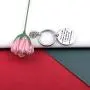 Inspirational Keychain I Want To Be Like a Sunflower So That Even On The Darkest Days Sunflowers Floral Gift Spiritual Gifts for Women(like a sunflower KR)