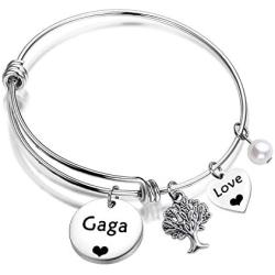 BLEOUK Gaga Gift Gaga Jewelry Gaga Appreciation Gift Grandma Jewelry Gift for Gaga Best Gaga Ever for Gaga