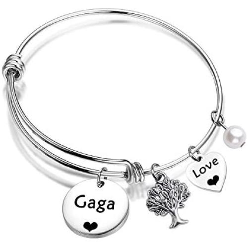 BLEOUK Gaga Gift Gaga Jewelry Gaga Appreciation Gift Grandma Jewelry Gift for Gaga Best Gaga Ever for Gaga