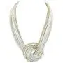 Bocar Seed Beads Multilayer Chunky Bib Statement Knot Necklace Bocar Seed Beads Multilayer Chunky Bib Statement Knot Necklace