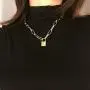 JAYUMO Lock Necklaces for Women Girls Cute Padlock Punk Choker Chain Necklaces Set Gold & Silver Tone JAYUMO Lock Necklaces for Women Girls Cute Padlock Punk Choker Chain Necklaces Set Gold & Silver Tone