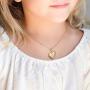 Hidepoo Heart Initial Necklaces for Women Girls, 14K Gold Filled Dainty Heart Pendant Letter Alphabet Necklace Cubic Zirconia Cute Initial Heart Necklace for Women Kids Girls Jewelry Gifts