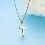 Sllaiss 925 Sterling Silver Tiny Cross Pendant Necklace for Women Men Simple Cross Necklace Box Chain 16 Dainty Jewelry Gift Sllaiss 925 Sterling Silver Tiny Cross Pendant Necklace for Women Men Simple Cross Necklace Box Chain 16 Dainty Jewelry Gift
