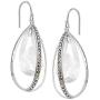 Silpada Happy Hour Drop Earrings with Crystals & Marcasite in Sterling Silver