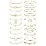 CASSIECA 20PCS Multiple Layered Stackable Bracelet Set for Women Open Cuff Wrap Bangle Bracelet Jewelry Adjustable CASSIECA 20PCS Multiple Layered Stackable Bracelet Set for Women Open Cuff Wrap Bangle Bracelet Jewelry Adjustable