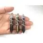 Natural Gemstone Pendant Necklace Healing Crystal Quartz Reiki Chakra Gem Stones 18 Inch Jewelry Women Girls Men Birthday Gifts