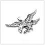 Mgutillart Punk Rock Stainless Steel Winged Eagle Pendant Necklace