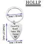 HOLLP John Denver Inspired Jewelry Country Road Take Me Home Guitar Pick Keychain Gift for Guitar Lovers HOLLP John Denver Inspired Jewelry Country Road Take Me Home Guitar Pick Keychain Gift for Guitar Lovers
